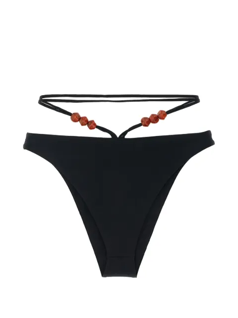 Magda Butrym bead-detail bikini bottoms Black 619426