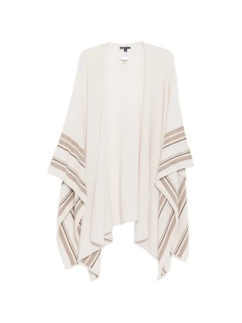 James Perse striped poncho Neutrals ARBC0561