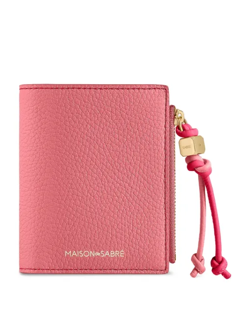 MAISON de SABRÉ leather bifold wallet Pink ZIBI