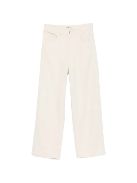 Auralee patch-pocket jeans Neutrals A26SP01SD