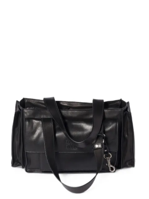 Miu Miu Utilitaire pocket-detail tote bag Black 5BG335VPOO2G7Q