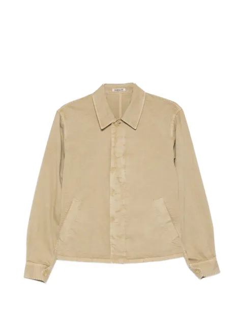 Auralee collared jacket Neutrals A26SB01LF