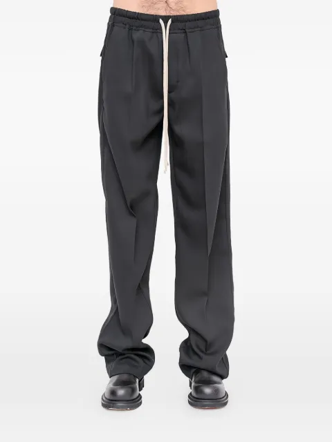 Rick Owens drawstring-fastening trousers Grey RU1F2378WT