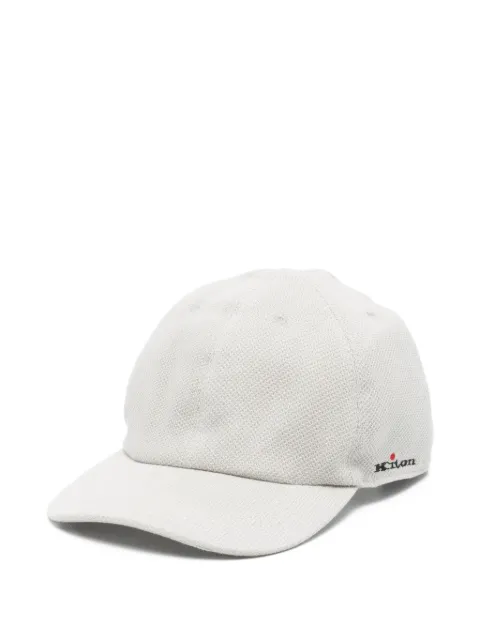 Kiton logo-embroidered baseball cap Grey UCPL019K0719H04001