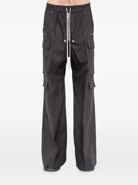 Rick Owens drawstring-fastening cargo pants Black RU1F2339P