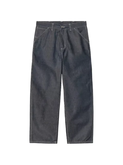 Carhartt WIP contrast-stitch jeans Blue I036649
