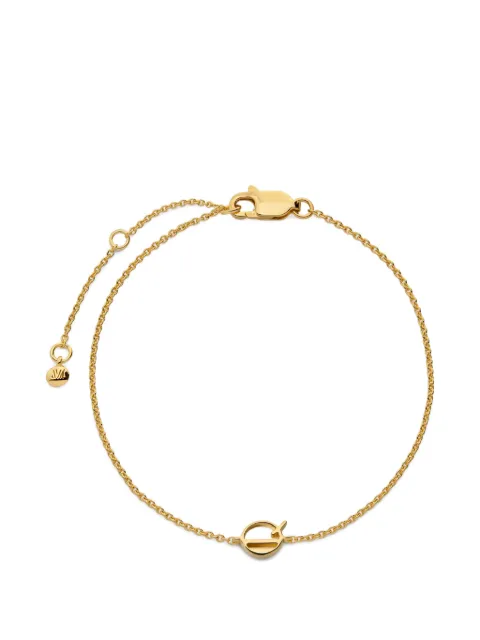 Monica Vinader initial chain bracelet Gold GPBLALPQNON