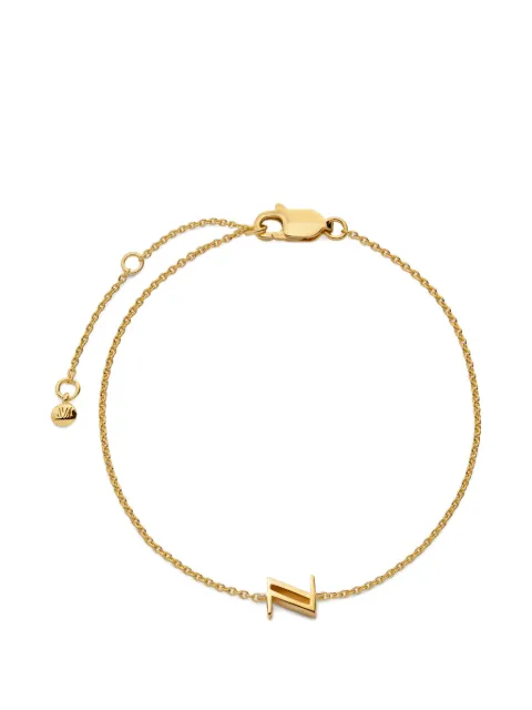 Monica Vinader Initial Z chain bracelet Gold GPBLALPZNON