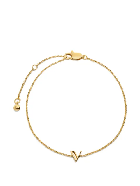 Monica Vinader Initial V chain bracelet Gold SSBLALPVNON