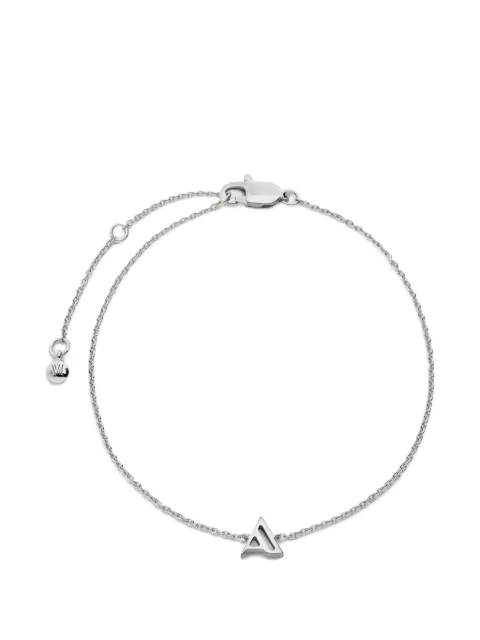 Monica Vinader Initial A chain bracelet Silver SSBLALPANON