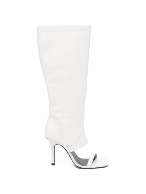 Patrizia Pepe leather heeled sandals White 8Y0160L026W101