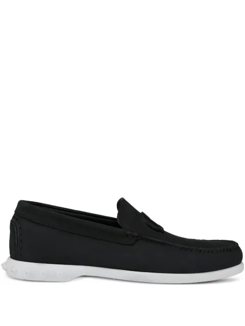 Christian Louboutin logo embossed loafers Black 3250095