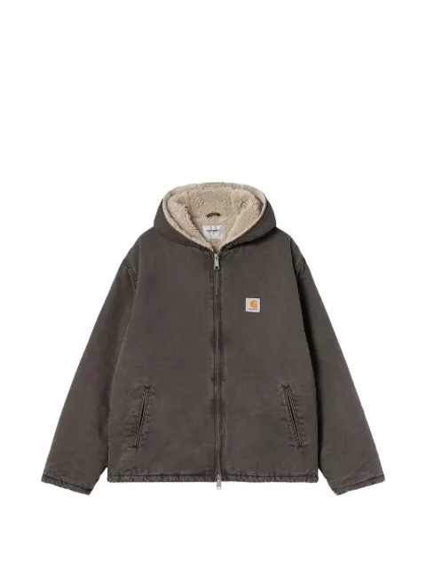 Carhartt WIP zip-up hooded jacket Grey I036242