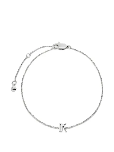 Monica Vinader Initial K chain bracelet Silver SSBLALPKNON