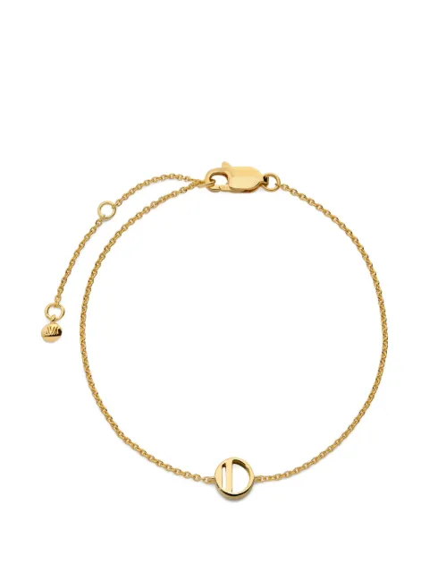 Monica Vinader Initial O chain bracelet Gold GPBLALPONON