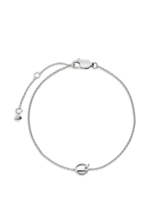 Monica Vinader Initial Q chain bracelet Silver SSBLALPQNON