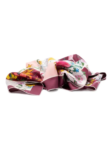 Gucci floral-print scarf White 8501073G001