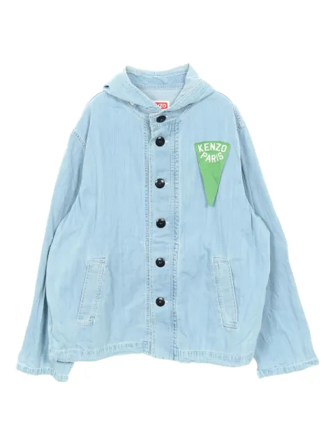 Kenzo Pre-Owned 2010s Sailor hooded jacket Blue 1029577