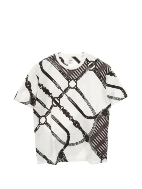 Hermès Pre-Owned 2000s crew-neck T-shirt White 1021222
