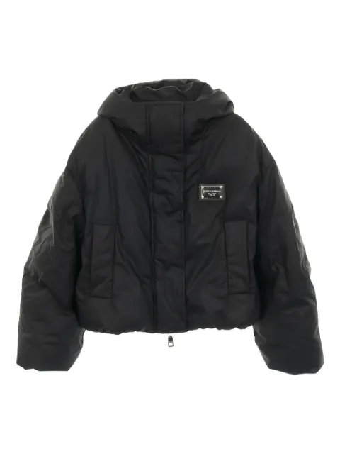 Dolce & Gabbana Pre-Owned 2010s hooded batting jacket Black 1031227