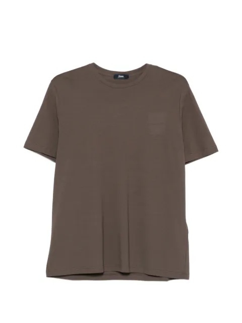 Herno round-neck T-shirt Brown JG000166U52005