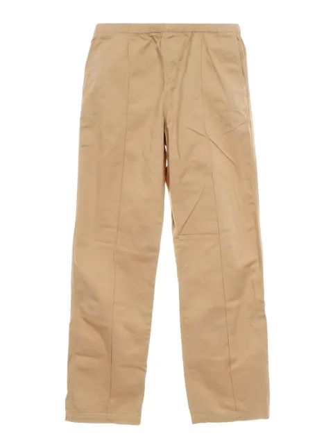Christian Dior Pre-Owned 2010s couture embroidery trousers Neutrals 1025394