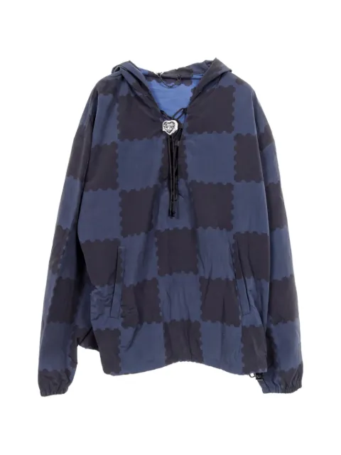 Louis Vuitton Pre-Owned Giant Damier Laces windbreaker Blue 1020988