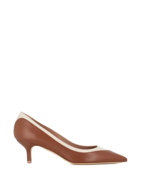 Malone Souliers pointed toe two-tone pumps Brown EMMANUELLE452