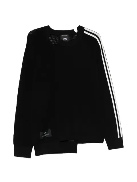 Y-3 three-stripe sweater Black KR2395