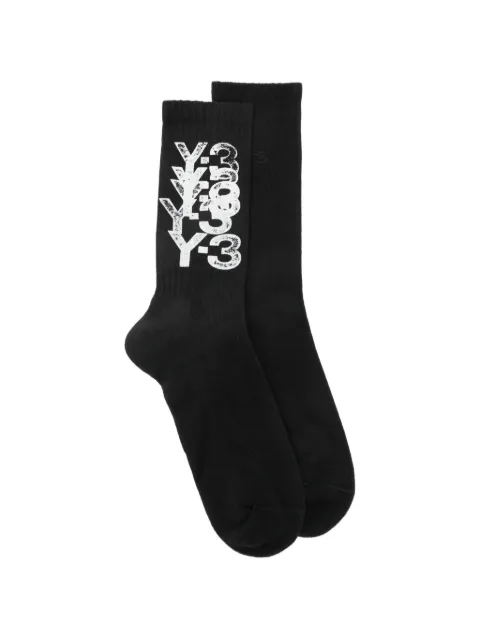 Y-3 Y-3 graphic socks Black KD0183