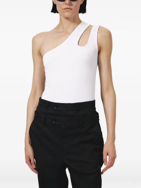 BETTTER one-shoulder tank top White TK00276