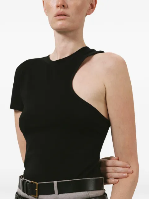 BETTTER one-sleeve T-shirt Black TT00277
