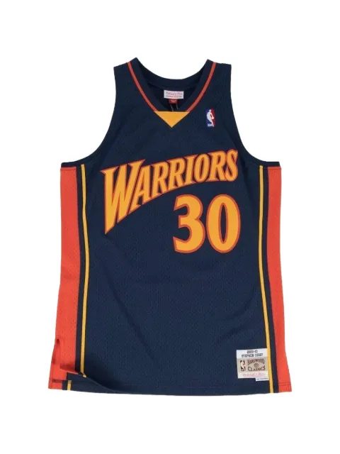 Mitchell & Ness x NBA Stephen Curry Swingman Road jersey Blue SMJYGS18170GSWNAVY09SCU