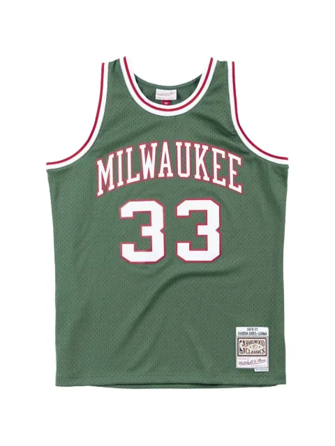 Mitchell & Ness x NBA Kareem Abdul-Jabbar Swingman jersey Green SMJYAC18107MBUDKGN70KAB