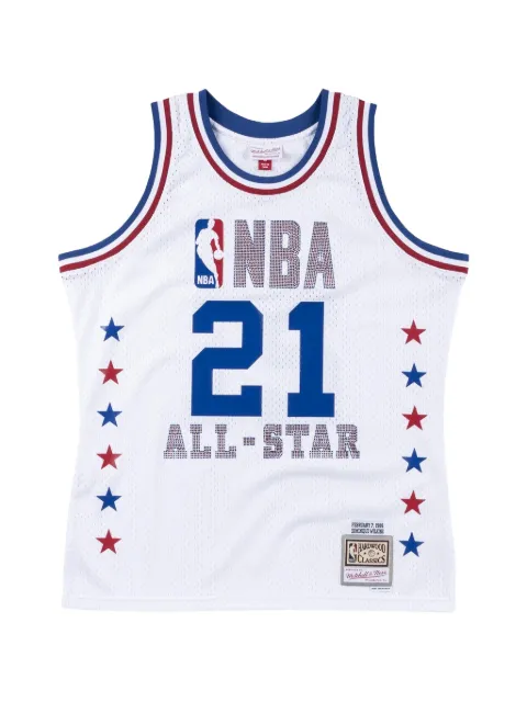 Mitchell & Ness x NBA Dominique Wilkins vest White SMJYBW18018ASEWHIT88DWI