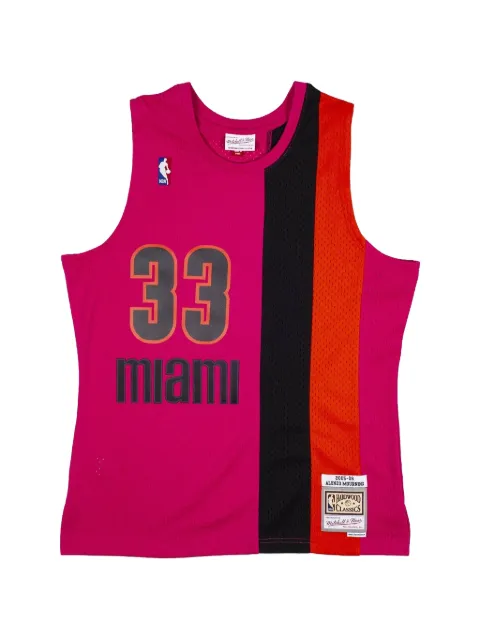 Mitchell & Ness Alonzo Mourning jersey Pink SMJYCP19297MHEPINK05AMO