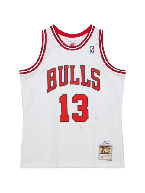 Mitchell & Ness x NBA Luc Longley Chicago Bulls 1997 vest White SMJY6370CBU97LLO