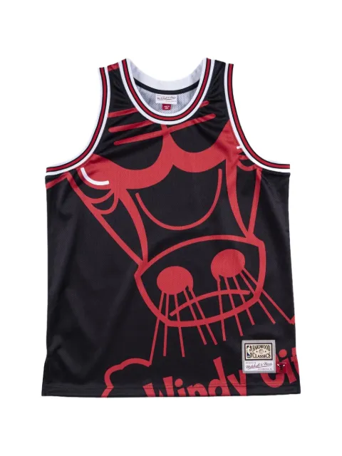 Mitchell & Ness x NBA Chicago Bulls Big Face jersey Black MSTKBW19068CBUBLCK