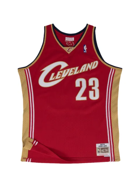 Mitchell & Ness x NBA Lebron James Swingman 2003 Cleveland Cavaliers vest Red SMJYGS18155CCADKRD03LJA