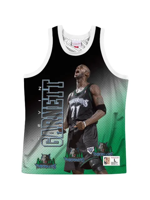 Mitchell & Ness x NBA Timberwolves Kevin Garnett Behind The Back jersey White MSTKMI19002MTIWHITKGA