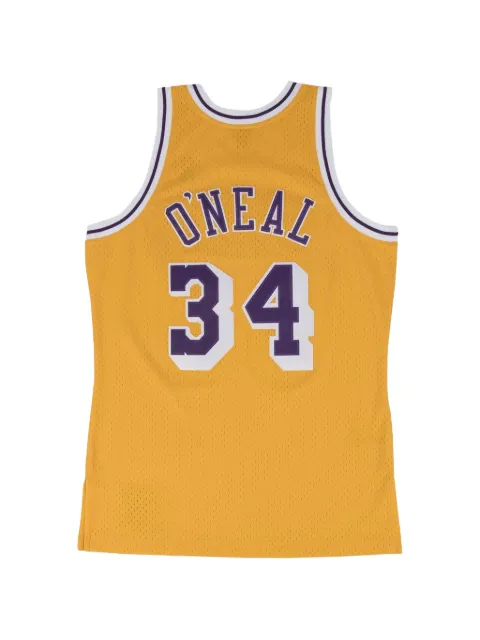 Mitchell & Ness NBA Shaquille O’Neal 1996 Los Angeles Lakers vest Yellow SMJYGS18177LALLTGD96SON