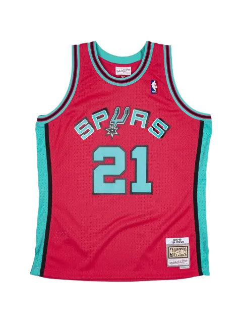 Mitchell & Ness x NBA Tim Duncan Reload swingman 1998 San Antonio Spurs reload vest Pink SMJYCP19304SASPINK98TDU