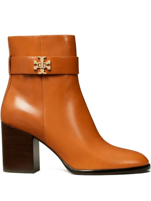 Tory Burch T-lock heeled ankle boots Brown 177683