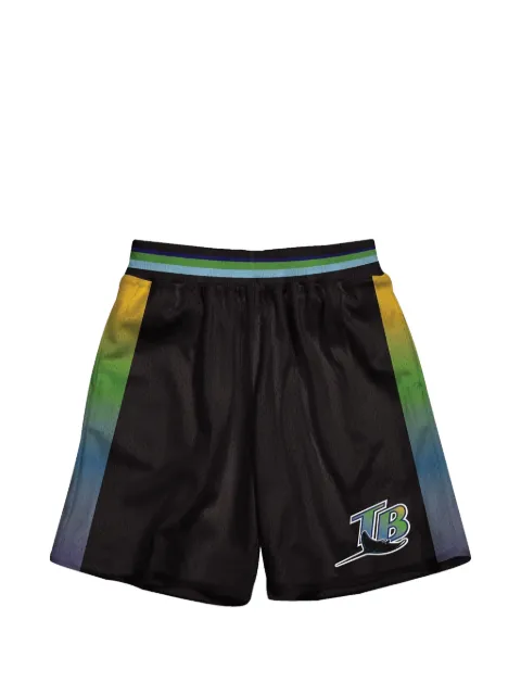 Mitchell & Ness elasticated-waistband track shorts Black LA355PTBRKCJ1