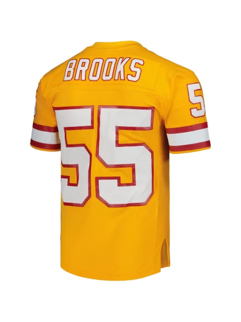 Mitchell & Ness x NFL Derrick Brooks Legacy 1995 Tampa Bay Buccaneers T-shirt Yellow LGJYAC18115TBBDKYW95DBK
