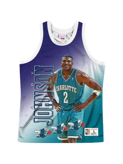 Mitchell & Ness Larry Johnson jersey Blue MSTKMI19002CHOWHITLJO