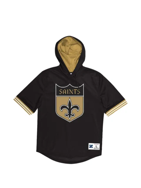 Mitchell & Ness x NFL New Orleans Saints Unbeaten hoodie Black MSHSAJ19029NOSBLCK