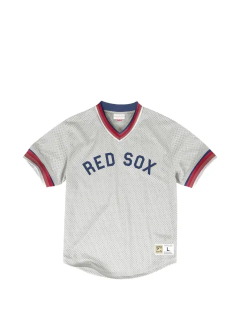 Mitchell & Ness x MLB Boston Red Sox V-neck jersey Grey MSPOAJ18001BRSGREY1