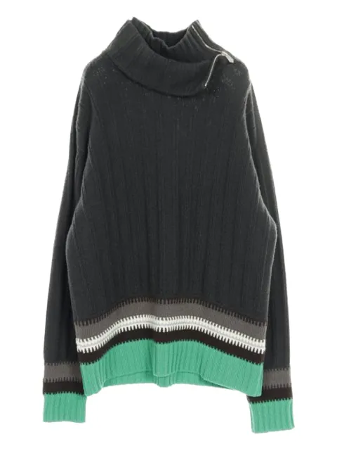 Hermès Pre-Owned 1990s high-neck sweater Grey 1028638