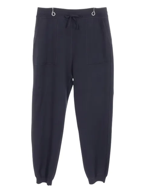 Louis Vuitton Pre-Owned 2010s drawstring waist track pants Blue 1022265